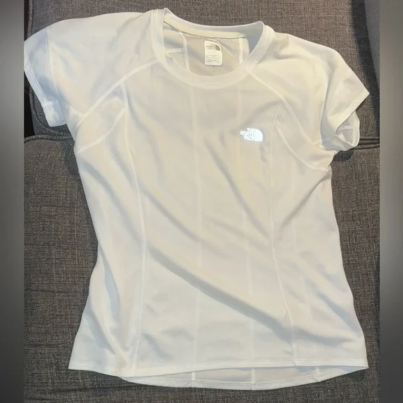 The North Face Women's Short Sleeve White Tee - Picture 2 of 5